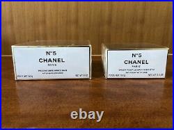 142g CHANEL No 5 After Bath Powder + 150g Bath Soap with Case FREE DELIVERY
