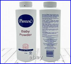 8 Bottles Pureen Baby Powder Talc Powder Mild & Caring 525g Fast Shipping