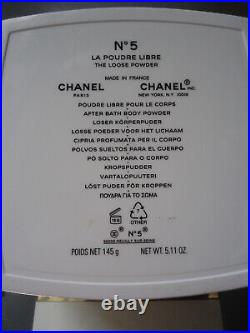 CHANEL No5 The Loose Powder Perfumed Talc Body 145g New Sealed Tub Marked Lid