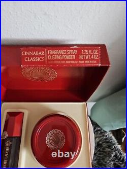 CINNABAR by Estée Lauder Dusting Body Powder & Fragrance Vintage New In Box