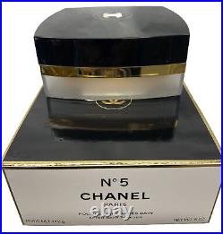 Chanel No5 after bath powder 5oz scuffed box