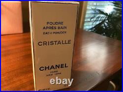 Chanel Paris CRISTALLE Bath Powder Big 5 Oz! Sealed YUMMY