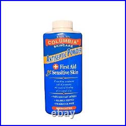 Columbia Antiseptic Medicated Powder First Aid for Sensitive Skin 6 Oz