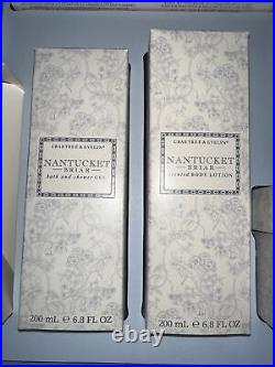 Crabtree Evelyn NANTUCKET BRIAR EDT 60ml & Traveler Powder Lotion Bath Soap ++