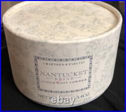 Crabtree & Evelyn NANTUCKET BRIAR Scented Body Powder 3.4 oz. Sealed with Puff