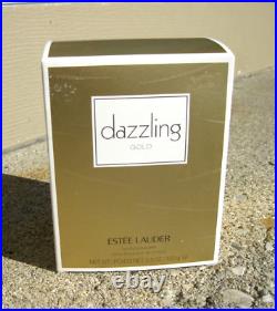 Estee Lauder Dazzling Gold Body Powder New in Box withPuff 3.5oz Fast Ship HTF