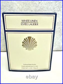 Estee Lauder WHITE LINEN Perfumed Body Powder 3.5oz / 100g NEW IN BOX