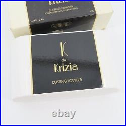 K de Krizia Dusting Powder 5.3 oz 150g NEW Open Box Unused Vintage Made in Italy