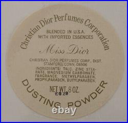 Miss Dior 8oz Dusting Powder by Christian Dior (new with box) Vintage