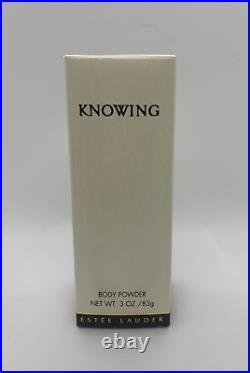 NEW Estee Lauder KNOWING Body Powder 3 oz New in Box