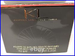 NOB KL Karl Lagerfeld Perfumed Foaming Bath Powder 150g 5.3oz RARE HTF SCENT VTG
