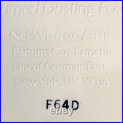 New Fidji Perfumed Dusting Powder By Parfums Guy Laroche Vintage 4 oz