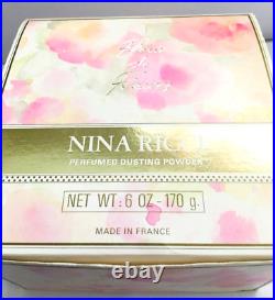 Nina Ricci Fleur de Fleurs Perfumed Dusting Powder 6 oz France NOS