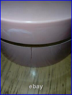 RARE VINTAGE FASHION FAIR NO. 1 PERFUMED BODY POWDER 4oz Pink Plastic Container