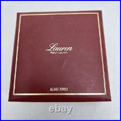 Ralph Lauren Lauren Vintage Unopen All Over Powder Talc withPuff Large 4.5oz 127g