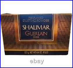 SHALIMAR Guerlain Paris PERFUMED DUSTING POWDER 4.4oz Discontinued /SEALED