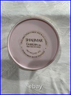 Shalimar 2 oz Perfumed Bath Powder by Guerlain (new without box)