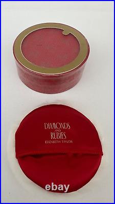 VINTAGE Diamonds and Rubies Elizabeth Taylor Pefumed Body Powder 5.3 oz NEW