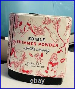 Victoria's Secret Edible Shimmer Powder vanilla craving TEASE for TWO 40g RARE