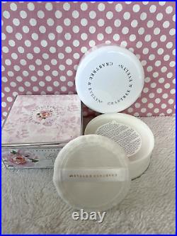 Vintage Crabtree & Evelyn EVELYN ROSE Dusting Powder & Puff 3.4 oz New in Box