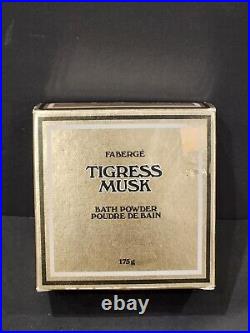 Vintage Faberge TIGRESS MUSK Bath Powder 175g