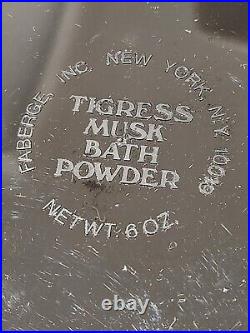 Vintage Faberge TIGRESS MUSK Bath Powder 175g