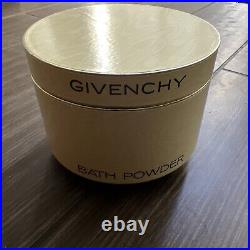 Vintage Givenchy Bath Powder 8 Oz Foot Box Container