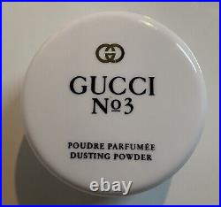 Vintage Gucci No. 3 Dusting Powder New In Box 4.2oz 120g