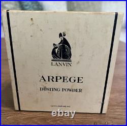 Vintage Lanvin Arpege Dusting Powder 9 oz New