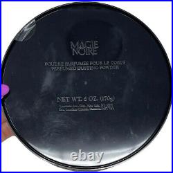 Vintage Magie Noire By Lancome Perfumed Dusting Powder Huge 6 Oz Sealed