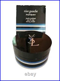 Vintage Rive Gauche Yves Saint Laurent YSL Perfumed Dusting Powder 6.0 OZ