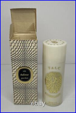 Vintage Shalimar Guerlain Talc Body Powder 4oz New In Box