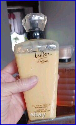 Vtg Lancome Tresor Perfume Bath and Shower Gel Powder Body Mist RARE New Other