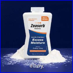 Zeasorb Prevention Super Absorbent Powder Chafing & Itch Relief 2.5oz Pack of 24